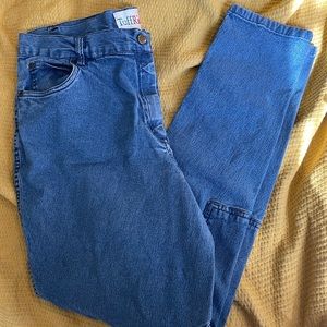 Tuffrider denim knee patch breeches
